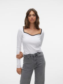 Vero Moda VMJARNI Top -Bright White - 10305270