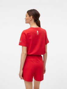 Vero Moda OL Tops -Chinese Red - 10305296