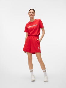 Vero Moda OL Tops -Chinese Red - 10305296