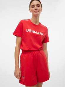Vero Moda OL Tops -Chinese Red - 10305296