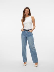Vero Moda VMEVELYN Luźno dopasowane Jeans -Light Blue Denim - 10305301
