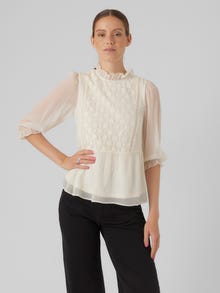 Vero Moda VMVIOLA Top -Birch - 10305302