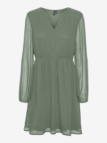Vero Moda VMVILLA Lyhyt mekko -Laurel Wreath - 10305309