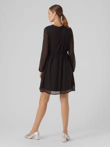 Vero Moda VMVILLA Krótka sukienka -Black - 10305309