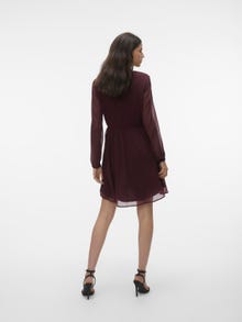 Vero Moda VMVILLA Kort kjole -Winetasting - 10305309