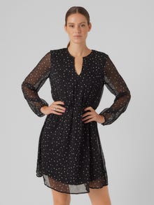 Vero Moda VMVILLA Kort kjole -Black - 10305309