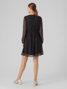 Vero Moda VMVILLA Krótka sukienka -Black - 10305309