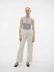 Vero Moda VMEVELYN Lös passform Jeans -Ecru - 10305310