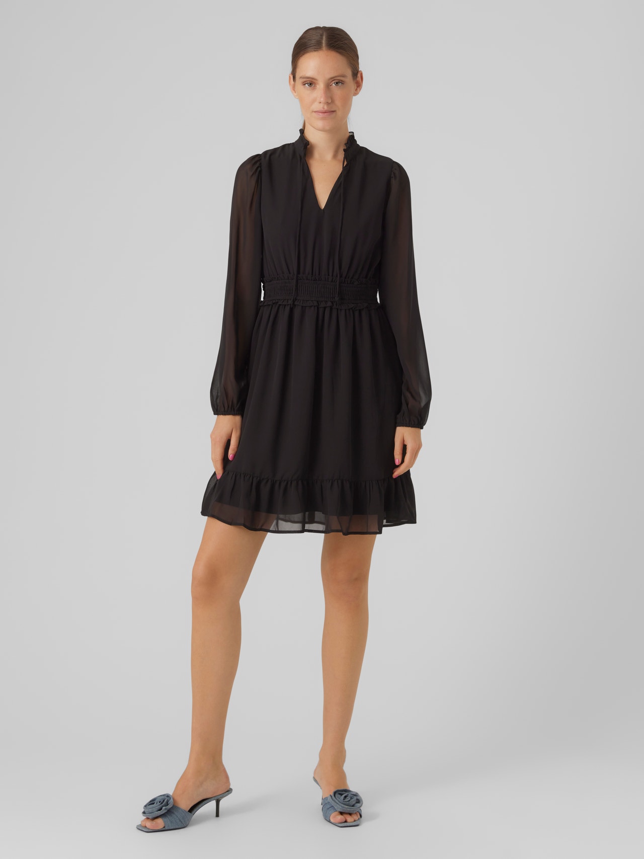 Vero Moda VMVERA Korte jurk -Black - 10305316