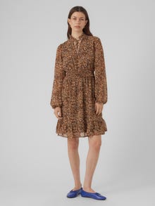 Vero Moda VMVERA Kort klänning -Birch - 10305316