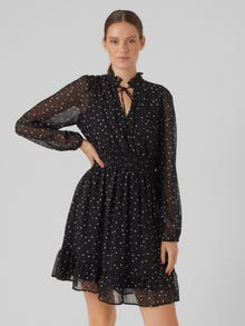 Vero Moda VMVERA Krótka sukienka -Black - 10305316