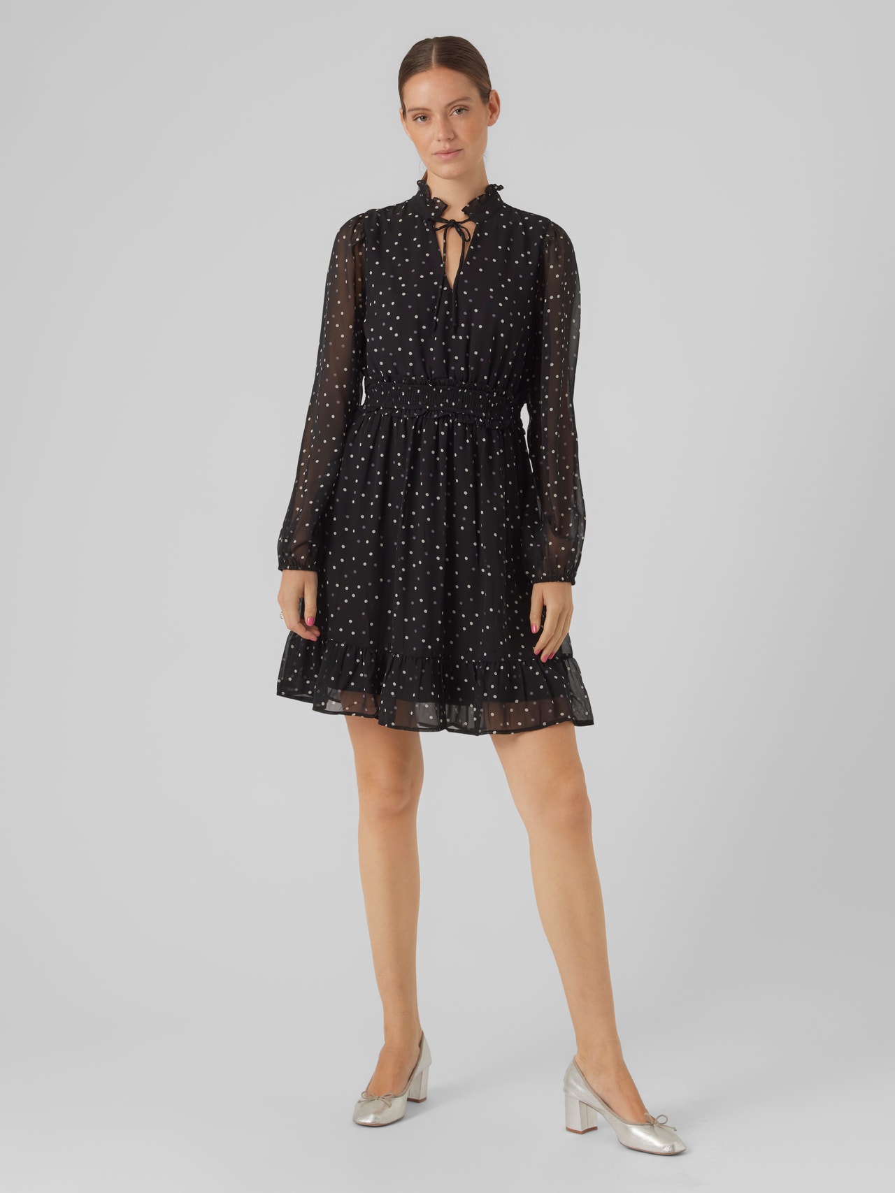 Vero Moda VMVERA Krótka sukienka -Black - 10305316