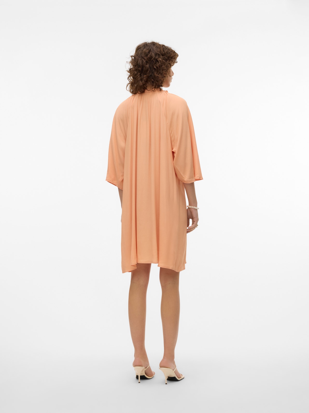 Vero Moda VMJANNI Kurzes Kleid -Peach Bloom - 10305317