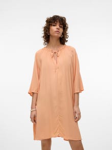 Vero Moda VMJANNI Krótka sukienka -Peach Bloom - 10305317