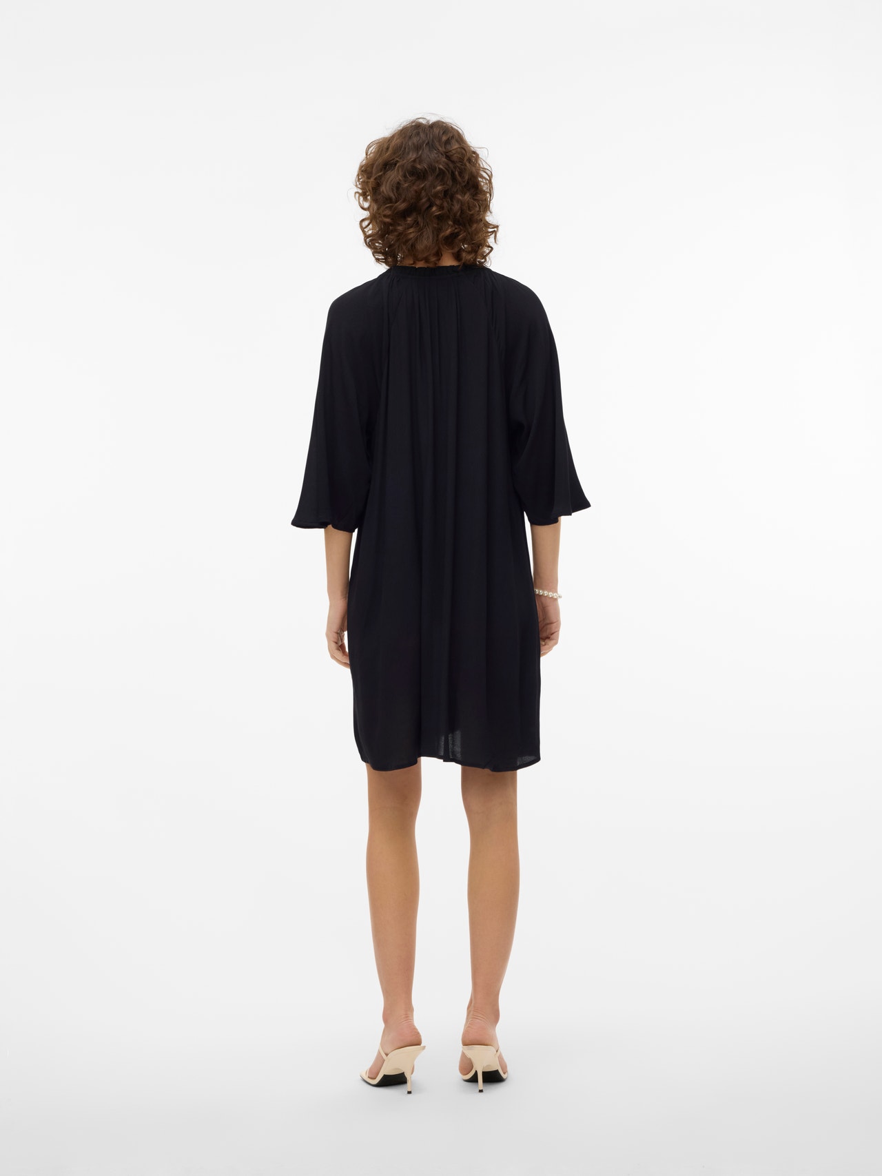 Vero Moda VMJANNI Kort klänning -Black - 10305317