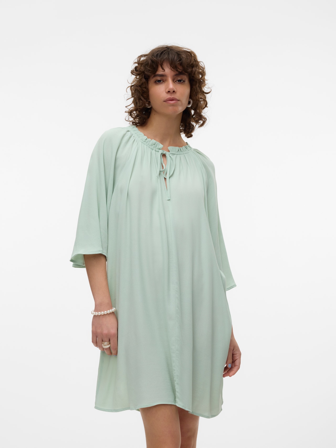 Vero Moda VMJANNI Krótka sukienka -Celadon - 10305317