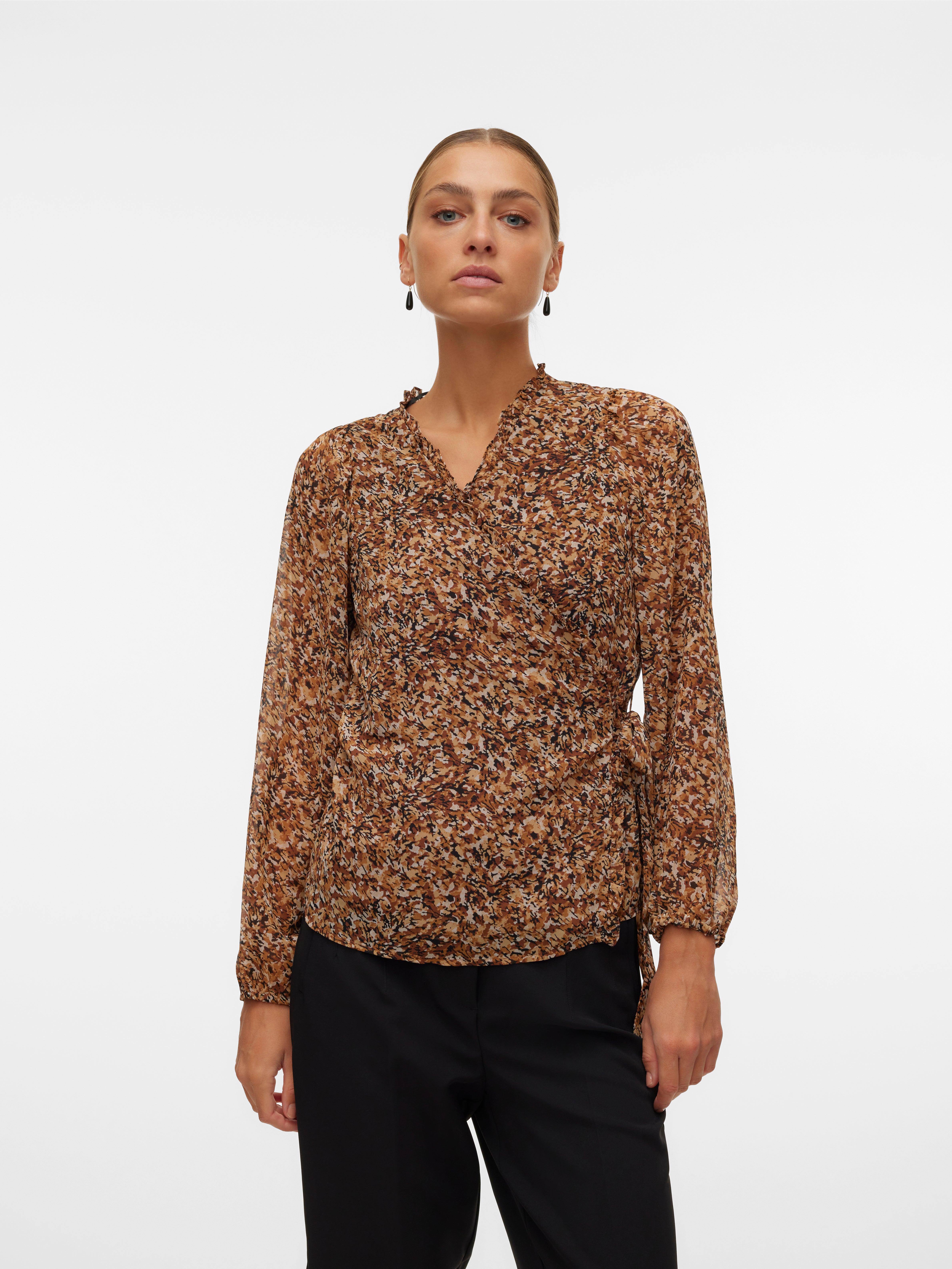 VERO MODA dam topp VMNAJA - Poinsettia BUTTERFLY