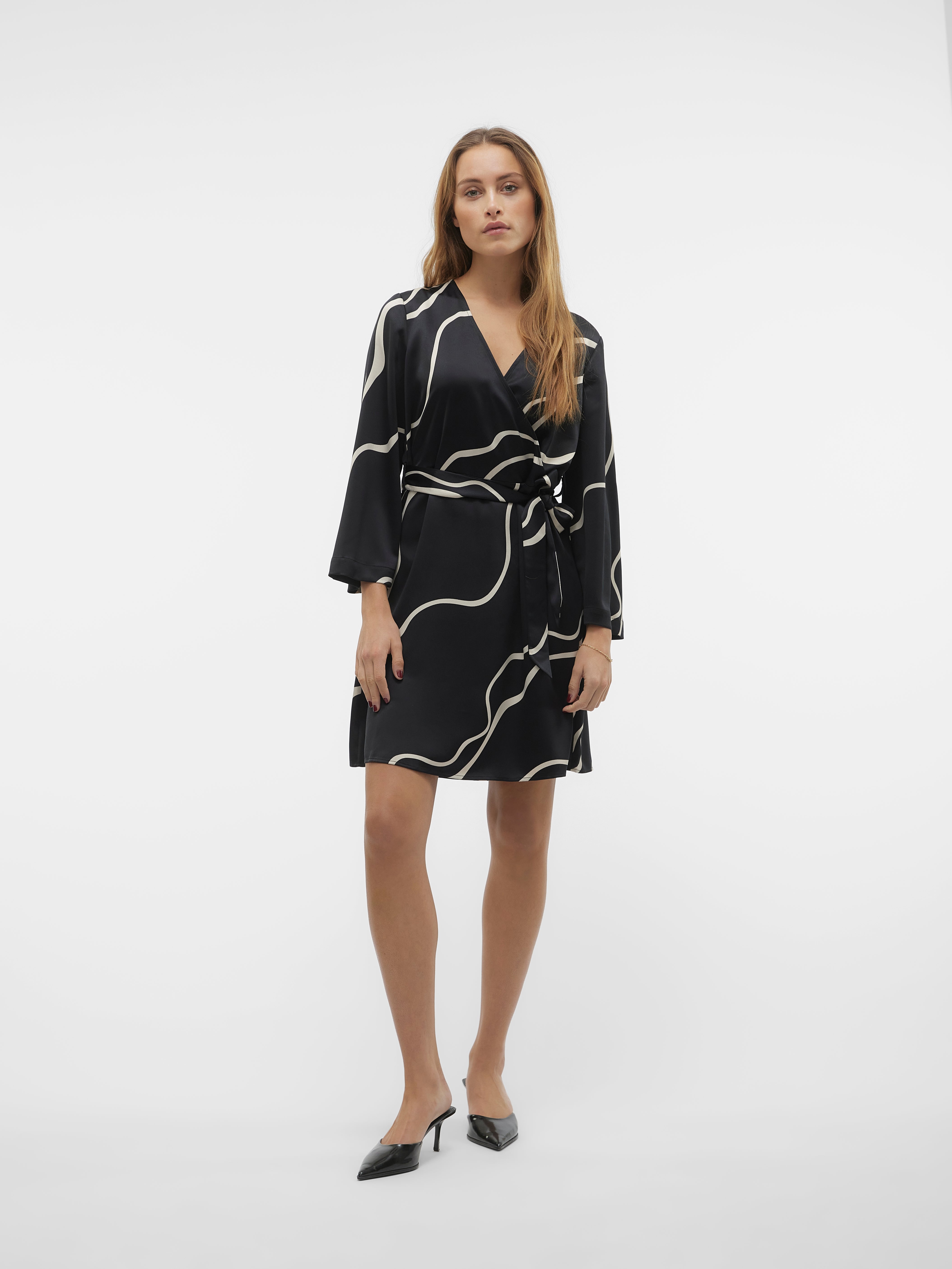 VERO MODA Abito Corto VMRIA – Mini Abito Donna, Moda Danese, Essenziale E Versatile