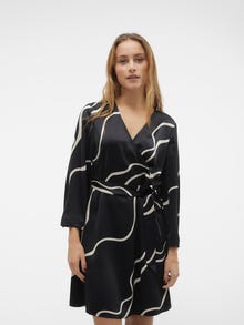 Vero Moda VMMERLE Krótka sukienka -Black - 10305319