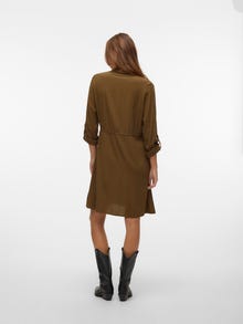 Vero Moda VMVILMA Kort klänning -Dark Olive - 10305321