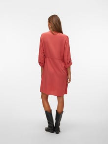 Vero Moda VMVILMA Kort kjole -Mineral Red - 10305321