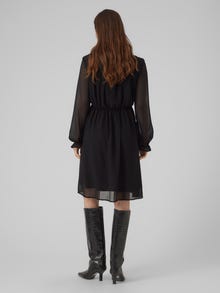 Vero Moda VMVIGGA Kort klänning -Black - 10305326