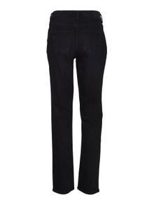 Vero Moda VMJADA Mid rise Straight Fit Jeans -Black Denim - 10305342