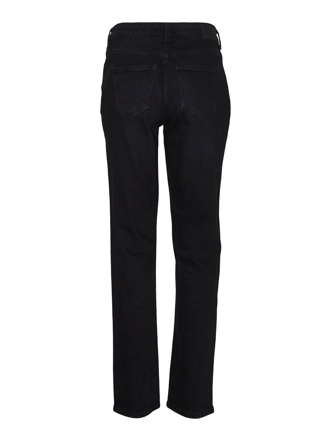 Vero Moda VMJADA Vita media Straight Fit Jeans -Black Denim - 10305342