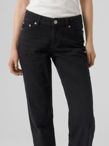 Vero Moda VMJADA Mid Rise Gerade geschnitten Jeans -Black Denim - 10305342