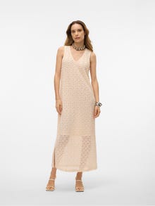 Vero Moda VMISOLDE Long dress -Birch - 10305373