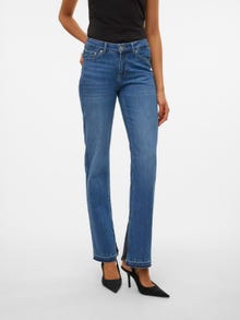 Vero Moda VMJADA Mid Rise Gerade geschnitten Jeans -Medium Blue Denim - 10305386