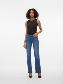 Vero Moda VMJADA Straight Fit Jeans -Medium Blue Denim - 10305386