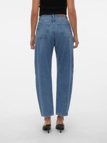 Vero Moda VMELLIE Krój mom Jeans -Medium Blue Denim - 10305392