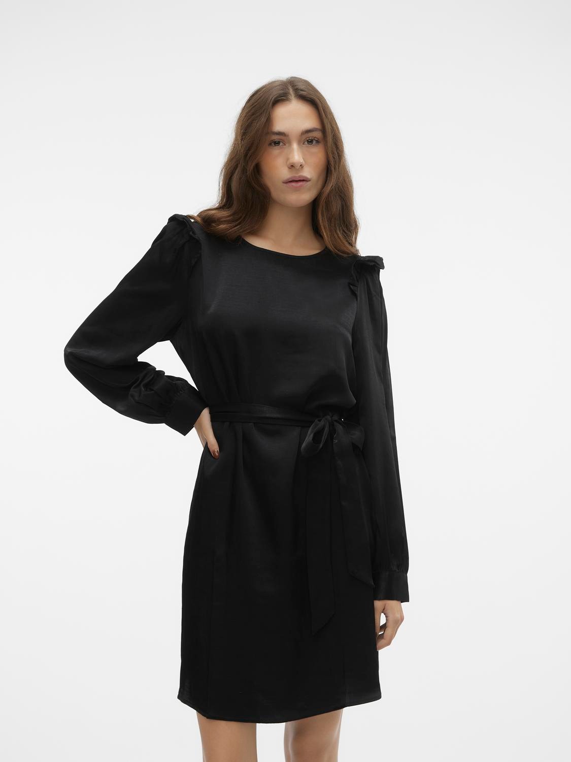 Vero Moda VMASHTON Midi dress -Black - 10305414