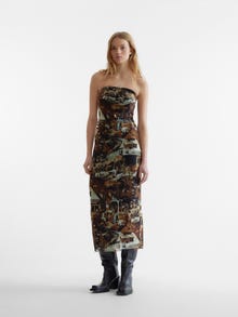Vero Moda SOMETHINGNEW X THE ATELIER Sukienka midi -Black - 10305442