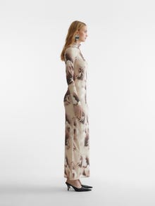 Vero Moda SOMETHINGNEW X THE ATELIER Long dress -Oatmeal - 10305452
