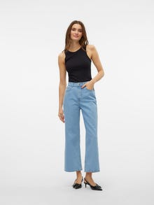 Vero Moda VMKATHY Vita alta Wide Fit Jeans -Light Blue Denim - 10305455