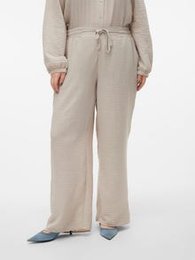 Vero Moda VMCCHRIS Høj talje Bukser -Silver Lining - 10305457