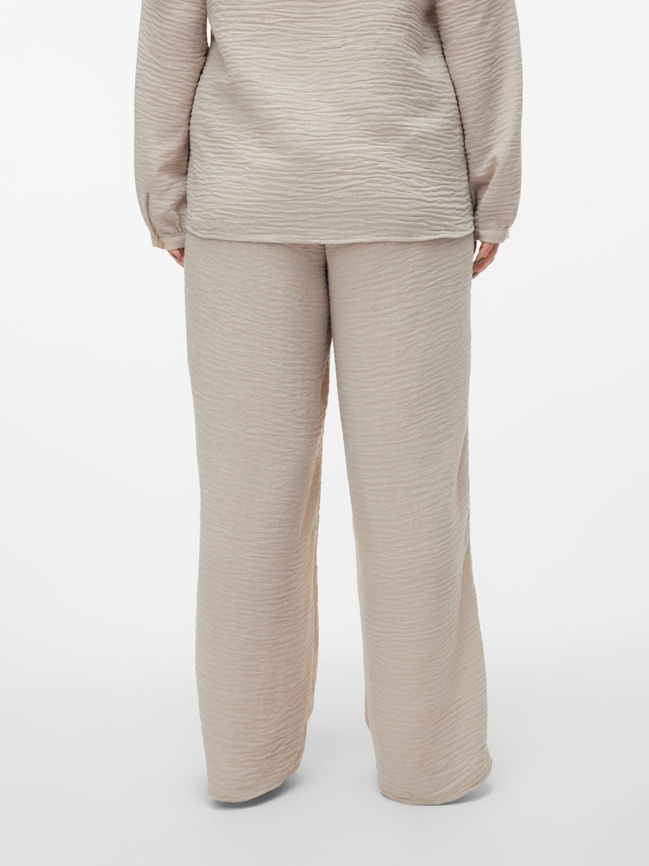 Vero Moda VMCCHRIS Visok uspon Hlače -Silver Lining - 10305457