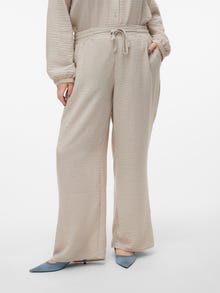Vero Moda VMCCHRIS Høj talje Bukser -Silver Lining - 10305457