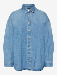 Vero Moda VMNAVY Denim shirt -Medium Blue Denim - 10305464