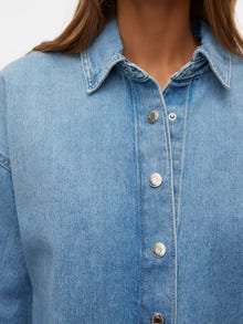 Vero Moda VMNAVY Denim shirt -Medium Blue Denim - 10305464