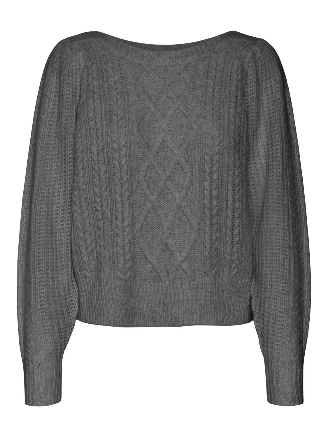 Vero Moda VMMARA Pullover -Medium Grey Melange - 10305472