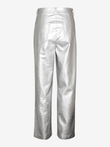 Vero Moda VMCIC Høj talje Bukser -Silver - 10305485