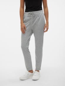 Vero Moda VMSVEA Mid waist Trousers -Light Grey Melange - 10305505