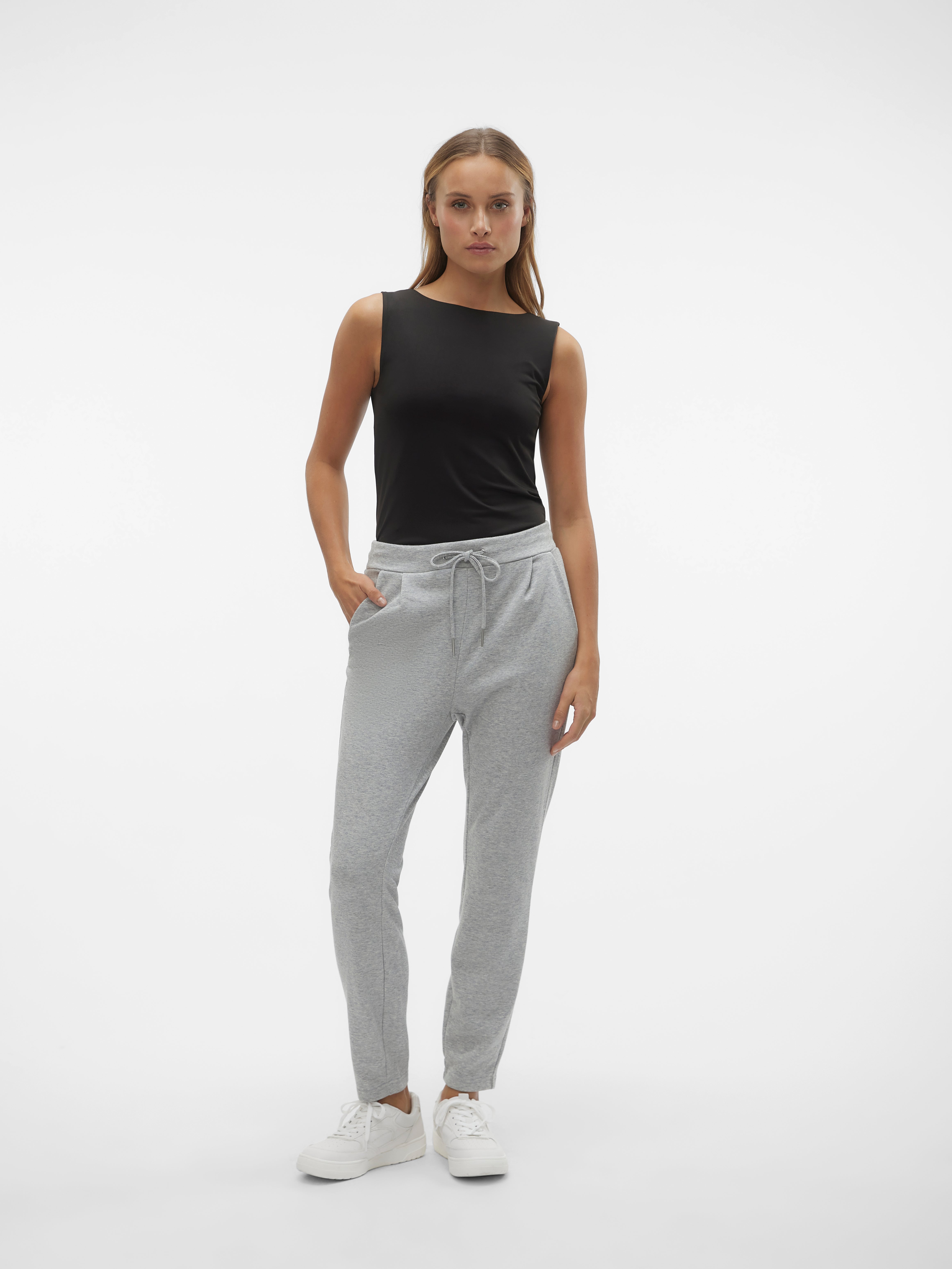 VMSVEA Mittlere Taille Hose | Hellgrau | Vero Moda®