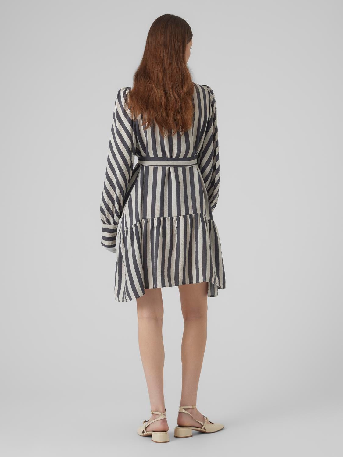 Vero Moda VMIRIS Krótka sukienka -Pumice Stone - 10305507