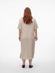 Vero Moda VMCOLIVA Lång klänning -Silver Lining - 10305526