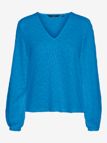 Vero Moda VMFIONA Top -Ibiza Blue - 10305539