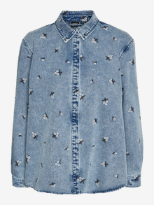 Vero Moda VMOPHELIA Camicie -Medium Blue Denim - 10305577